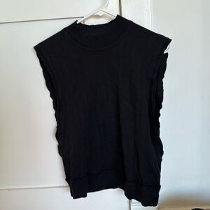 NWT Free People sleeveless black top
